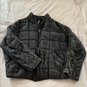 Free People Dolman Quilted Knit Jacket